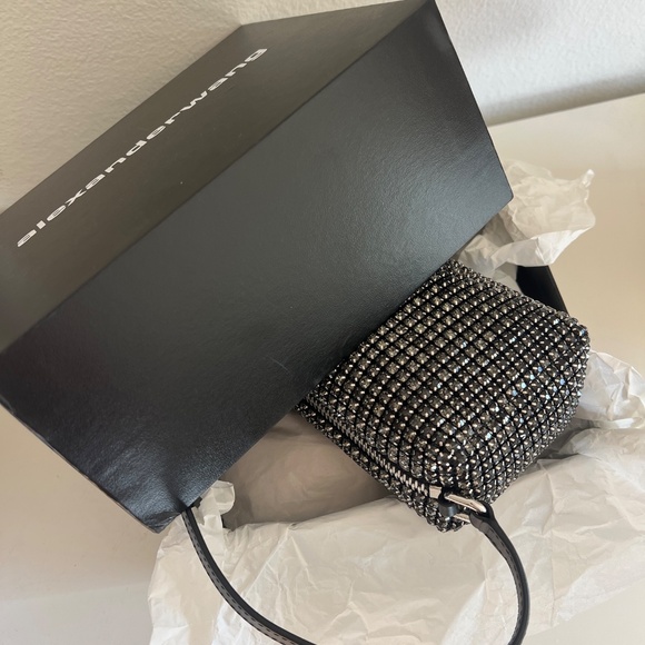 Alexander Wang black crystal bag - Picture 5 of 6